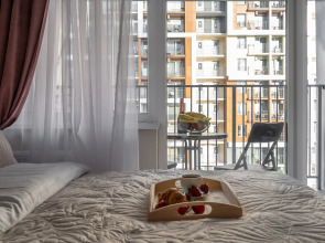 Апартаменты Студия у моря с бассейном на территории. Каравелла 112