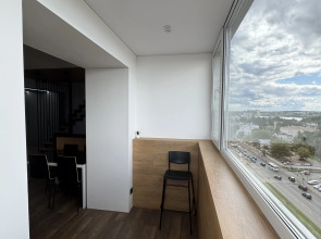 Апартаменты Двухуровневая студия с захватывающим видом на город