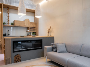 Апартаменты Top Rooms Дизайнерские Эко-Апартаменты с Камином Маяковская Патриаршие Пруды