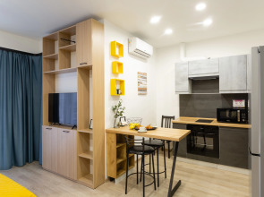 Квартира Студия с Панорамным Остеклением в Элитном ЖК Ocean City Пушкинская 265