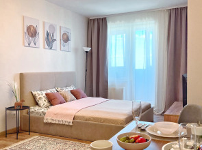 Апартаменты Granada Уютная студия в новом ЖК Шекспир с красивым видом на город