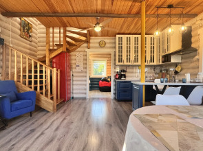 Частный дом Усадьба "Ладожские этюды" у подножия горы Хийденвуори