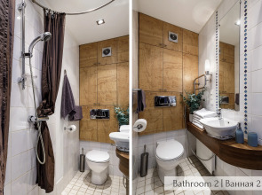 Апартаменты Minin Apartments Богемная Двухуровневая Мансарда 150 кв.м