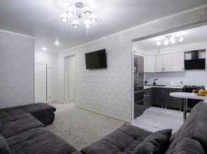 Квартира Green FOX с большой спальней и кухней в самом центре города