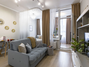 Квартира Уютная дизайнерская студия рядом с Экспофорумом Спб