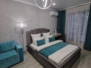 Квартира Flatirini с панорамными окнами в новом ЖК