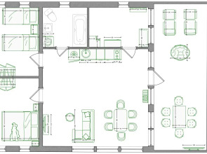 Гостевой дом Домик в КП Грин Лаундж