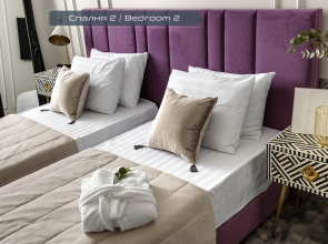 Дизайнерские апapтaменты с потpясающим видом нa Нeву и кpeйceр Аврорa