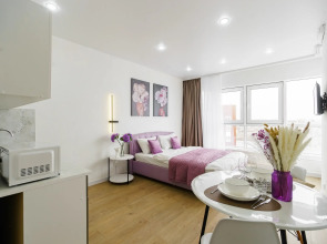 Квартира на 24 этаже с панорамным видом на две реки