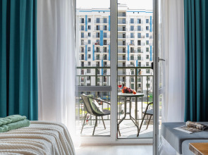 Апартаменты Лазурь УК Атмосфера с Видом на Горы