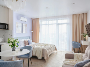 Апартаменты White Beach Studio Самостоятельное Заселение