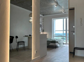 Квартира Happy Aero Стильная Студия с Красивым Видом