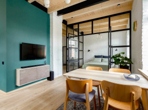 Апартаменты Tverloft у Волги с прозрачной спальней