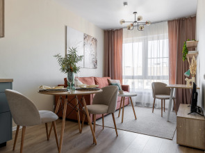 Квартира Персиковая Евродвушка