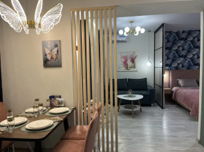 Улучшенные апартаменты Баттерфляй с камином в центре города