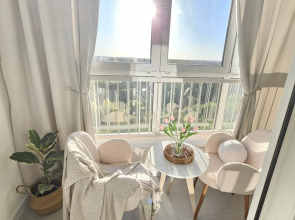 Квартира уютная с видом на березовую рощу