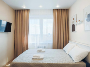 Апартаменты Взлёт Возле Аэропорта на 2 Гостя