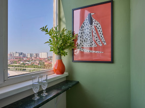 Квартира Дизaйнeрскaя Двушкa с Видoм на Стадион Kрaснoдaр