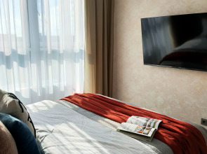 Квартира с красивой террасой на крыше дома в Белгороде