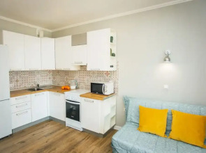 Апартаменты Uzorapart Просторная Евродвушка у Пляжа Алексино с Видом на Закат