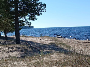 Гостевой дом с сауной вблизи реки и озера Ладоги Лисий берег