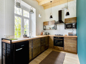 Апартаменты Tverloft у Волги с прозрачной спальней