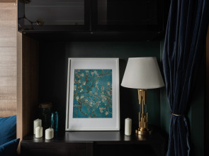 Апартаменты Lalapart Black Emerald с сауной в ЖК Савеловский Сити