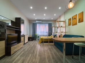 Квартира Просторная и уютная студия