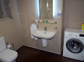 Апартаменты с 2 спальнями и видом на реку и горы