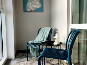 Квартира с красивой террасой на крыше дома в Белгороде