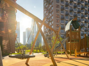 Квартира Роскошная с Дизайнерским Люкс Решением и Видом на Реку и Москва-Сити