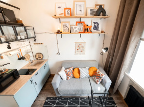 Квартира Питерская Двухуровневая Студия в Центре Красноярска