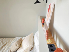 Апартаменты Стильная новая студия с видом на Москва-Сити