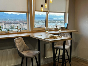 Квартира Студия с Роскошным Видом на Горы