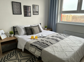 Апартаменты 1 для Пары и Семей для Командировочных до 4 гостей