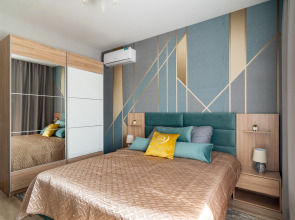 Апартаменты GLOBALSTAY. Новая 3-хкомн квартира с Сауной в доме Бизнес Класса ЖК Терра