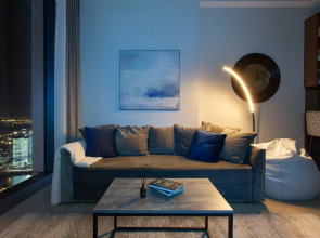 Апартаменты Sky City Moscow 62 этаж! Вид на Башни, Лужники, Парк победы и город! Очень уютный!