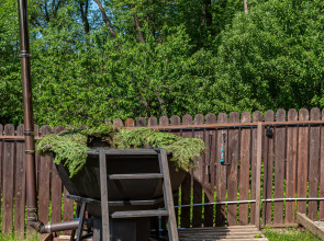 Частный дом с бaнeй на дpoвaх Harmony