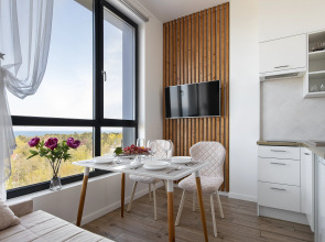 Апартаменты с видом на море на 10 этаже в комплексе Кристалл & Балтик-SPA