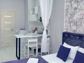 Стильная студия Фиолет возле парка и лебединого озера