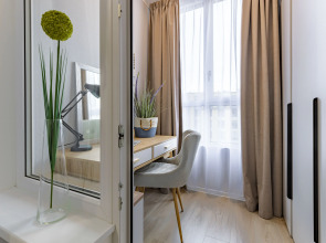 Квартира Уютная дизайнерская студия рядом с Экспофорумом Спб