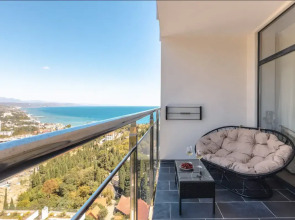 Апартаменты Крымский Рей Студия Africa боковой вид на море