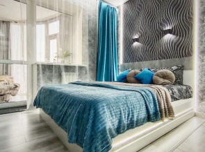 Квартира Guru c лаундж зоной на балконе