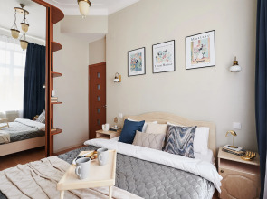 Квартира GM Apartments Стильная Трехкомнатная в Доме на Набережной