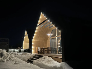 Частный Дом Барнхаус №4 с инфракрасной сауной и горячим Чаном на 6 человек