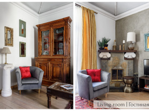 Апартаменты Minin Apartments Богемная Двухуровневая Мансарда 150 кв.м