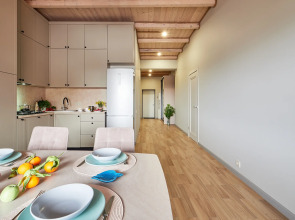 Апартаменты Ирис от Ирины Савельевой В центре города у Каскадной лестницы С завораживающим видом на Боргустанский хребет 6 этаж