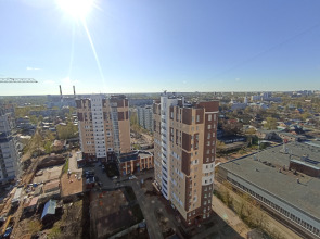 Апартаменты Лофт сети «Все в гости» на ул.10 Августа 85 на 17 этаже