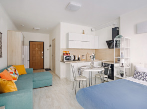 Апартаменты Lalapart Tiffany на 27 этаже небоскреба Савеловский Сити