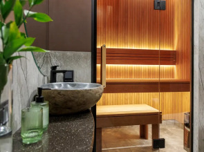 Апартаменты MORE и SPA c сауной и видом на реку